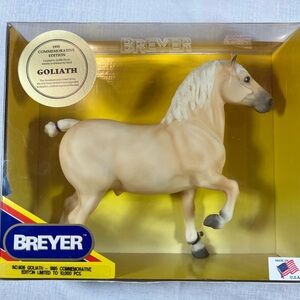 NIB Breyer Limited Edition “Goliath” Draft Horse, 1995, Mint Condition.